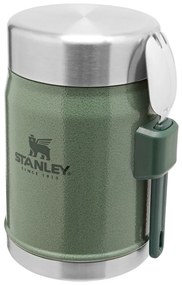 Termos verde pentru mâncare din oțel inoxidabil 400 ml Legendary Classic Hammer Tone Green – Stanley