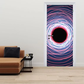 Fototapet pentru ușă - Abstract cerc (95x205cm)