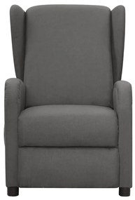 342313 vidaXL Fotoliu de masaj, gri deschis, material textil