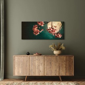 Tablou - Sakura în luna plină (120x50 cm)