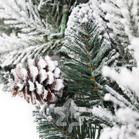 Coronita de Craciun Inzapezita 50 LED 60 cm