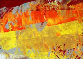 Tablou pe sticlă cu abstracție - pictura (70x50 cm)