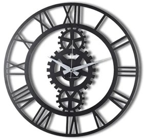 Ceas de perete d. 70 cm 1xAA negru