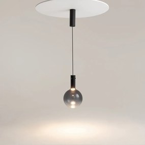 Lustra/Pendul LED design decorativ Nebula 20cm negru