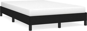 vidaXL Cadru de pat fără saltea Negru 120x190 cm țesătură