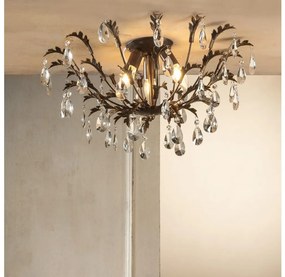 ONLI - Plafonieră TERESA 3xE14/6W/230V bronz