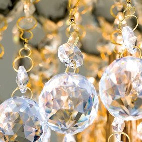 Plafonieră de cristal Orion DLU 2378/4/38 GLORIA 4xG9/40W/230V d. 38 cm auriu