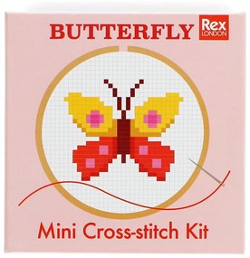Set creativ Cross-stitch Kit Butterfly – Rex London