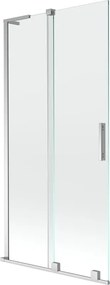 Mexen Velar L paravan de baie cu 2 uși glisante 95 x 150 cm, transparent, crom - 896-095-003-01-01