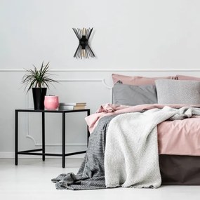 Aplică KIRPI 2xE27/40W/230V neagră