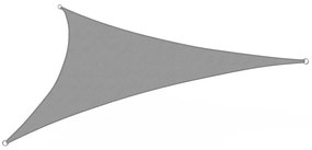 Prelata soare, 3,6 metri-triunghiular, poliester, gri