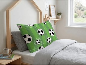 Fata de perna din policoton FOOTBALL TIME POLY 70x90 cm, verde