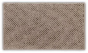 Prosop maro din bumbac 71x40 cm Chevron - Foutastic