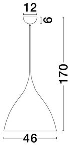 Lustra/Pendul metalic design decorativ SYNTOPIA alb