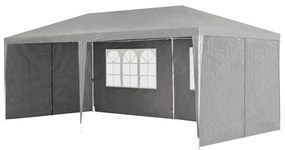 Juskys Cort petrecere 3 x 6 m - gri închis
