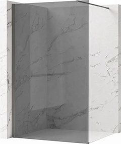 Paravan de dus fumuriu Rea Flexi Grey 100 cm Titan