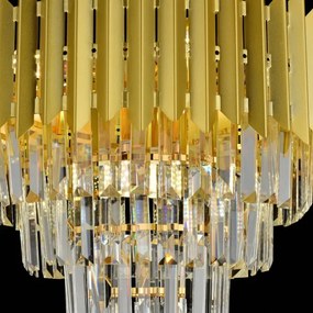 Brilagi - Lustră aplicată CRISTAL 5xE14/40W/230V Ø 43 cm