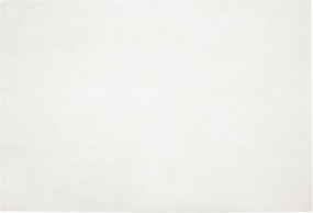 vidaXL Covor din de iepure sintetic antiderapant Olite Crem Poliester