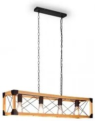 Suspensie vintage 4 becuri E27 Tenali 316500432 Trio