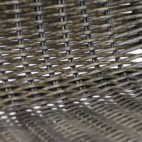 Scaun bistro de grădină, stivuibil, gri închis