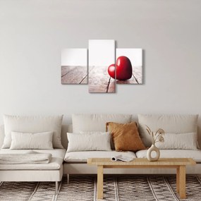 Tablou - Inima din lemn (90x60 cm)