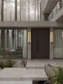 MAXLIGHT W0459 - LED Aplică de perete pentru exterior KAPRUN LED/12W/230V IP65 neagră