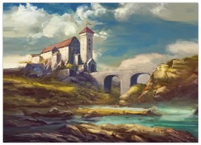 Tablou - Castelul medieval (70x50 cm)