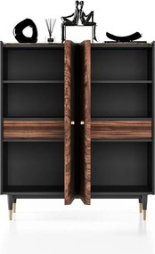 Bufet lemn masiv Auristelle 2 Uși, 120 × 54 × 140 cm