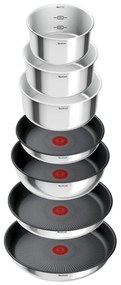 Set de vase pentru gătit 13 buc. din oțel inoxidabil INGENIO Emotion L897DS04 – Tefal