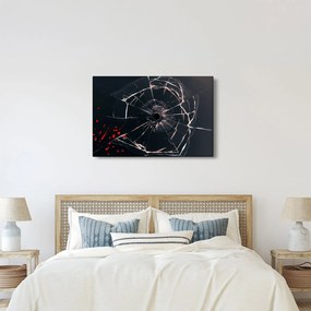 Tablou abstract - sticla spartă (90x60 cm)