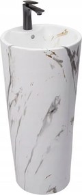 Lavoar freestanding Rea Blanka stil marmura mat