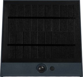 OSRAM - Aplica LED solară ENDURA STYLE, 10,2 W / 4,2 V, 2000 mAh, IP54, antracit