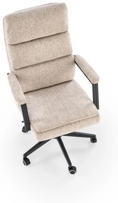 Scaun de birou Adriano stofa bej H110 cm