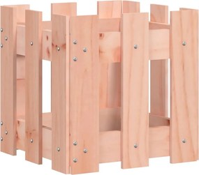 vidaXL Jardinieră grădină design gard, 30x30x30 cm, lemn masiv douglas