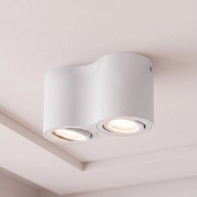 Brilagi - Lampă spot MIA DOUBLE 2xGU10/30W/230V albă