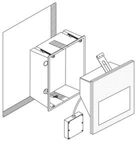 Corp de iluminat LED încastrat de exterior ARACENA LED/3,7W/230V IP65 alb Eglo 99575