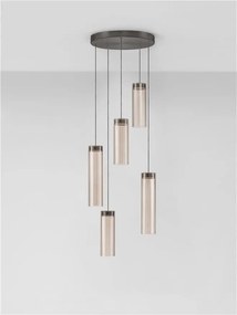 Lustra cu 5 pendule LED BRIELLE
