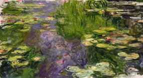 Claude Monet - Artă imprimată Waterlilies, (40 x 22.5 cm)