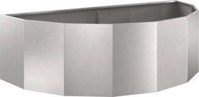 vidaXL Jardinieră Argintiu 120 x 60 x 35 cm Oţel inoxidabil