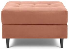 Taburet din catifea Milo Casa Santo, roz