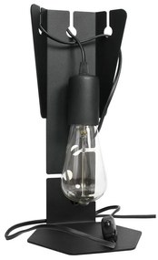 Lampă de masă ARBY 1xE27/60W/230V neagră Sollux SL.0880