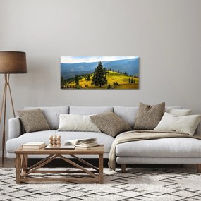 Tablou - Lunca de munte (120x50 cm)