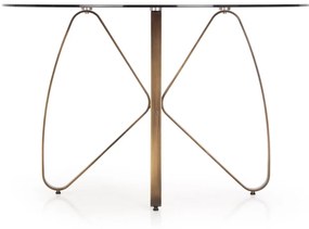 Masa sticla + metal Lungo - d 120 x h 76 cm