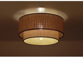 Plafonieră Duolla BOHO 1xE27/15W/230V d. 45 cm bej/ratan