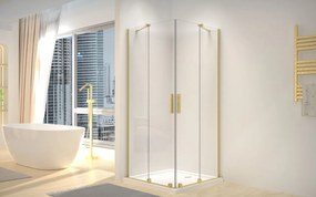 Cabina dus REA Montana Double Gold Brush 90x90