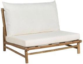 Set mobilier de grădină Theta (lemn deschis + alb) . 1076171