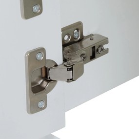 Suport TV modern cu model fagure, multiple funcții de depozitare, 180x40x41 cm, Alb