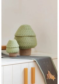 Coș de jucării pentru copii verde din material textil ø 25x36 cm Big Tree – Lorena Canals