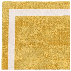 Covor galben ocru handmade din lână 160x230 cm Albi – Asiatic Carpets