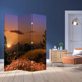 Paravan naturii - Apus de soare (126x170 cm)